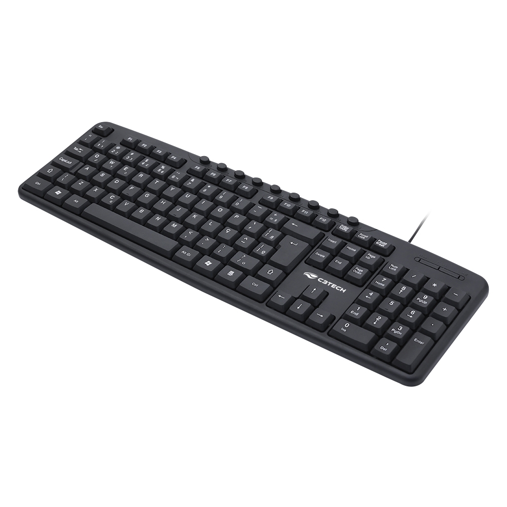 TECLADO USB KB-M40BK PRETO C3TECH