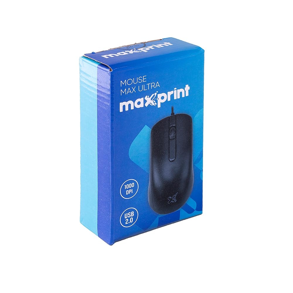 MOUSE MAXPRINT USB MAX ULTRA PRETO